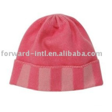 pink cashmere hat